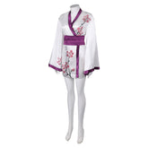 Damen ABBA Retro Style Robe Cosplay Kostüm Outfits Halloween Karneval Anzug Agnetha Faltskong